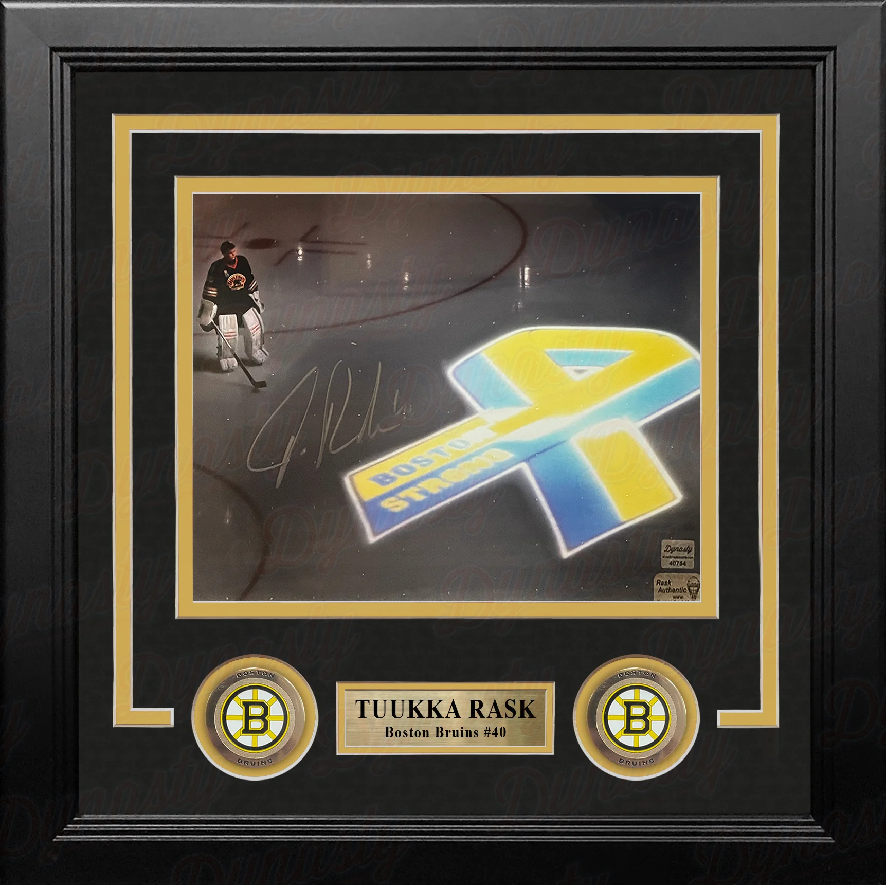 Tuukka Rask Boston Strong Boston Bruins Autographed 8" x 10" Framed Hockey Photo