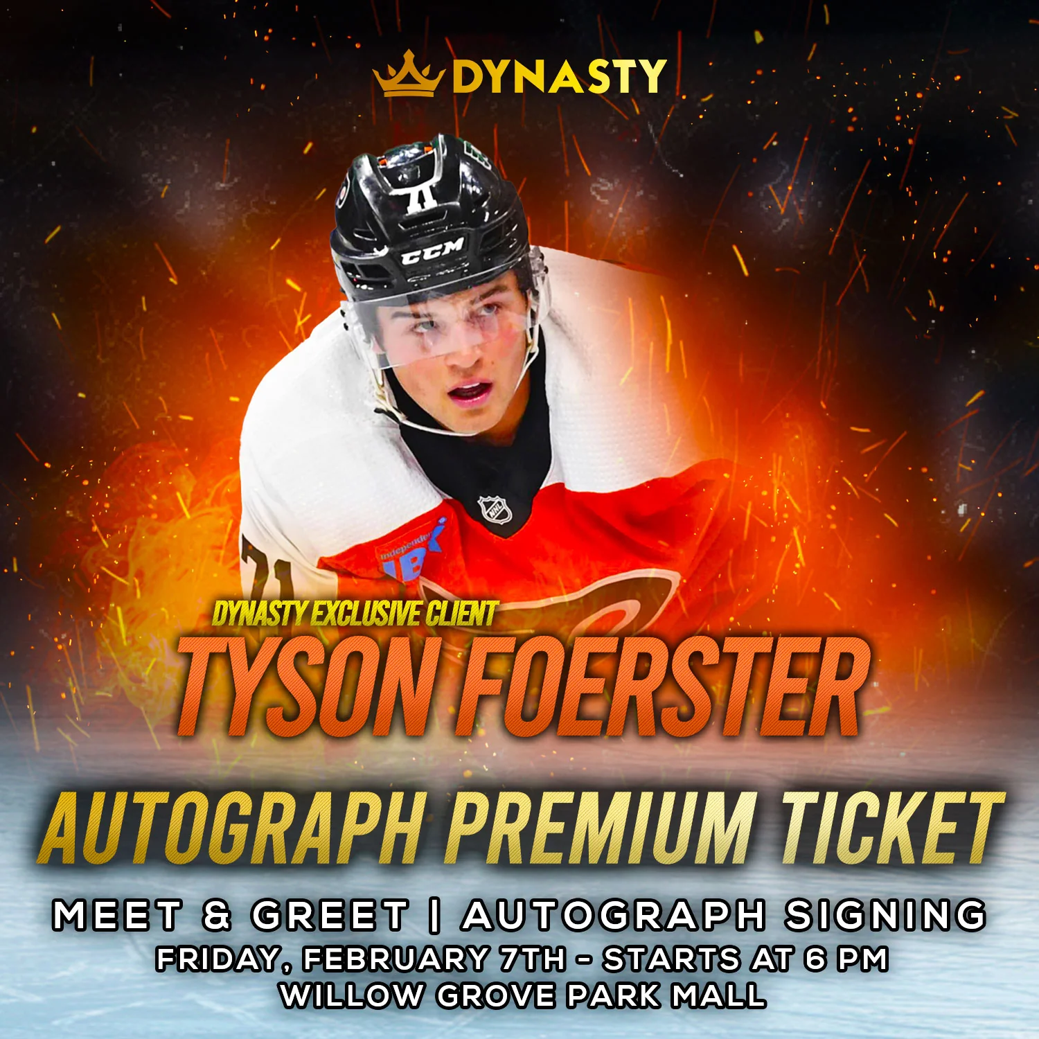 Tyson Foerster Flyers Experience Tickets - Image 2