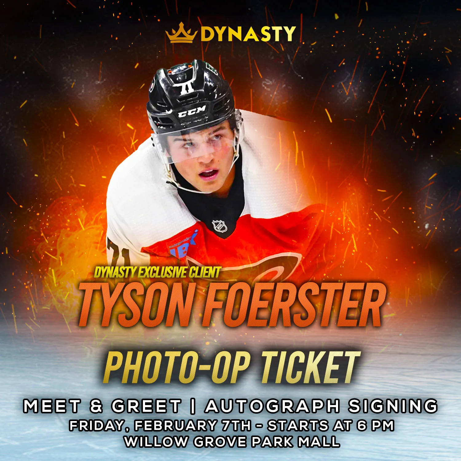 Tyson Foerster Flyers Experience Tickets - Image 3