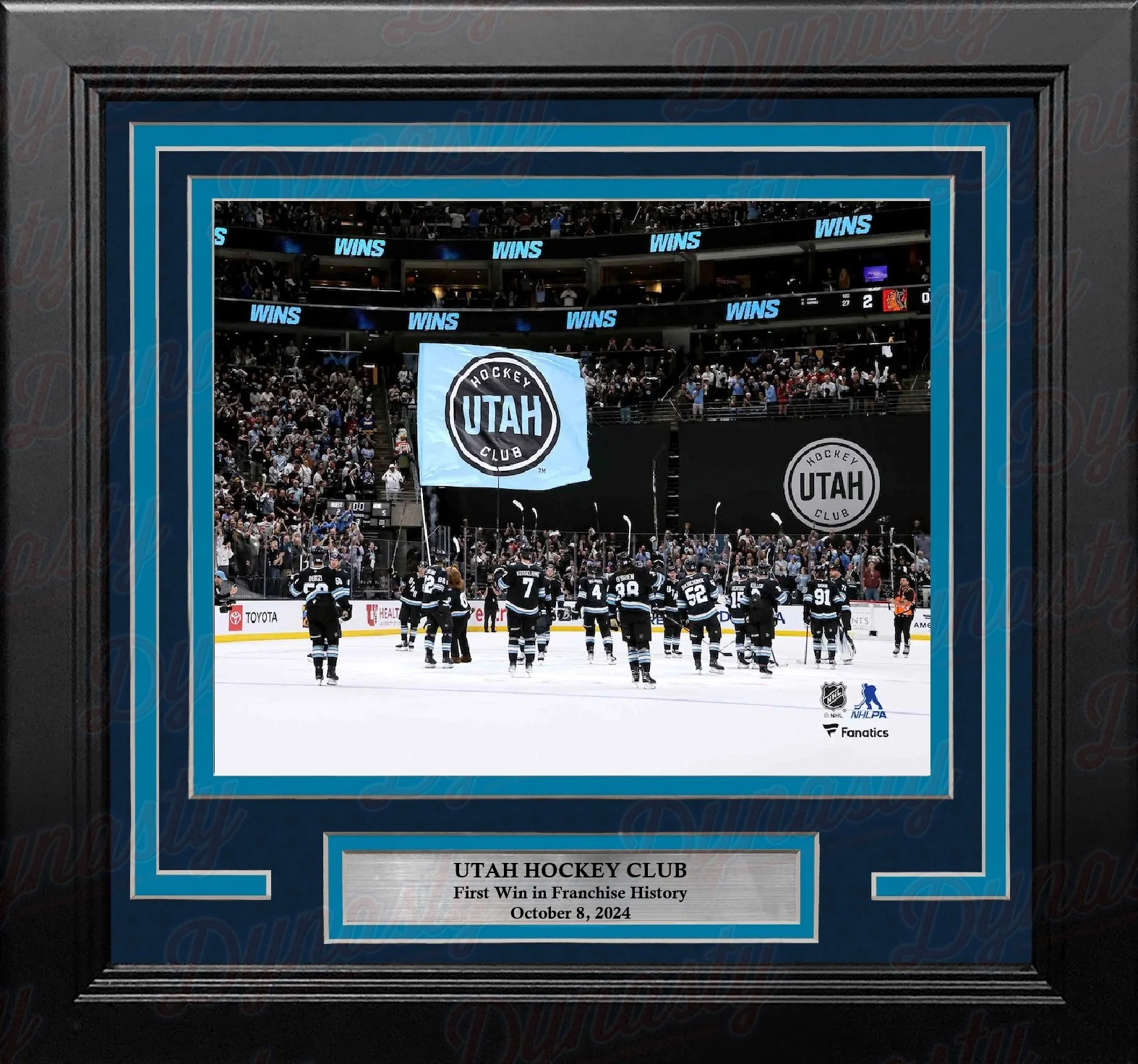 Utah Hockey Club First Franchise Win 8" x 10" Framed Hockey Photo