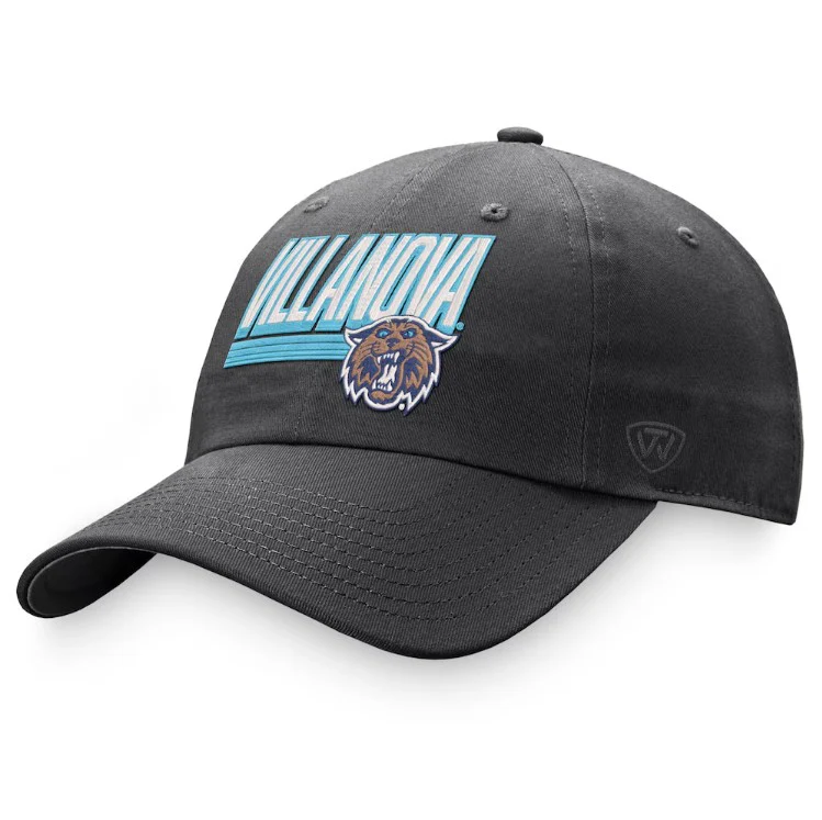 Villanova Wildcats Top of the World Slice Adjustable Hat - Charcoal