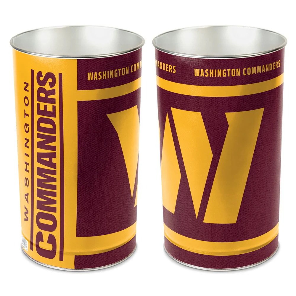 Washington Commanders Trash Can