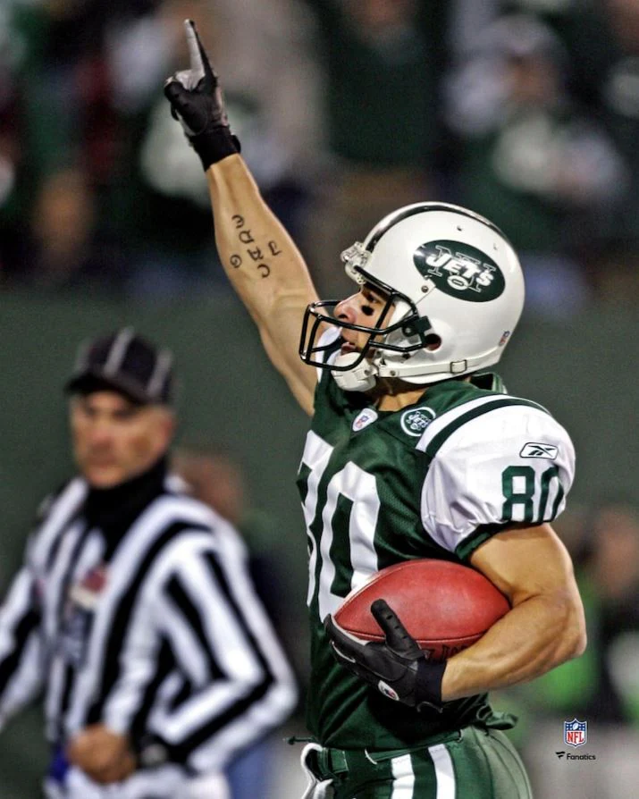 Wayne Chrebet Celebration New York Jets 8" x 10" Football Photo