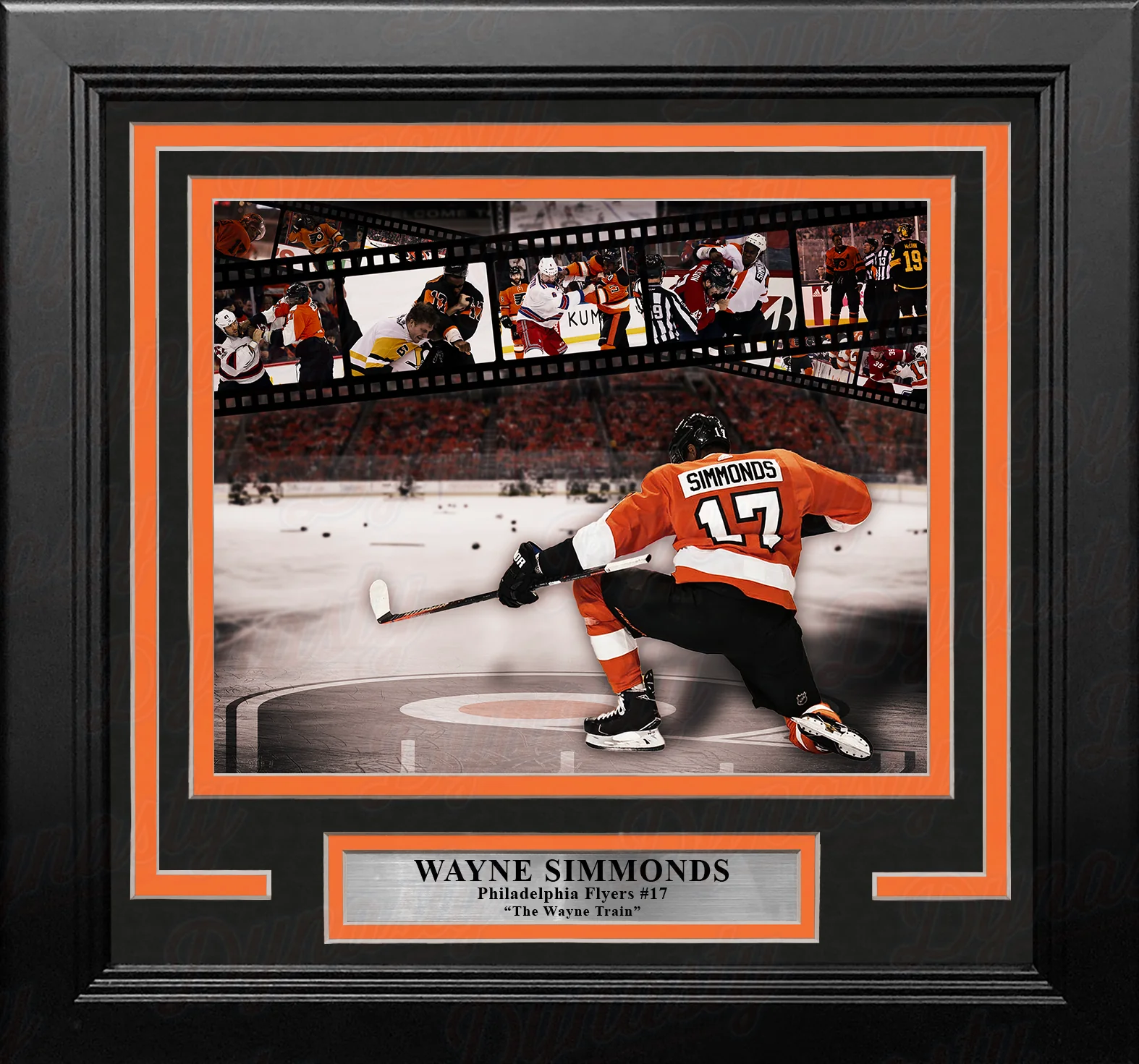 Wayne Simmonds Philadelphia Flyers 8" x 10" Framed Collage Hockey Photo - Image 2