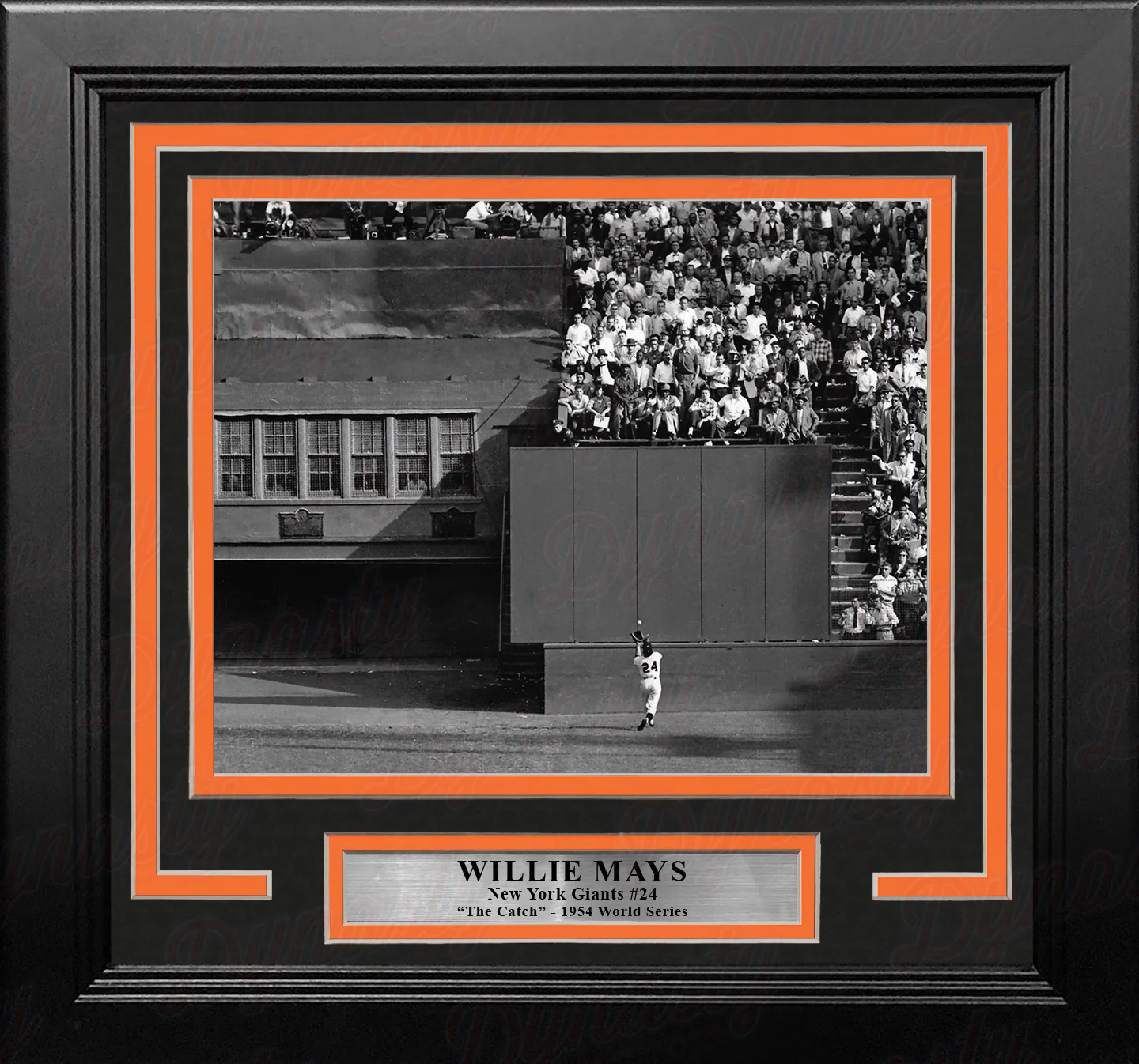 Willie Mays The Catch New York Giants 8" x 10" Framed Baseball Photo - Image 2